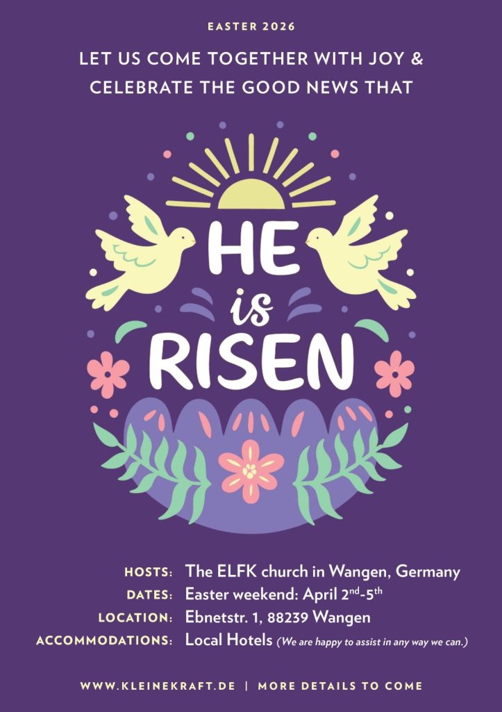 WELS-Europe - Easter Retreat 2026